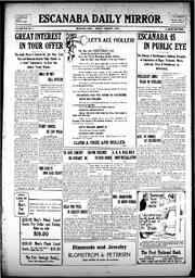 Escanaba Daily Mirror, 1911-01-06