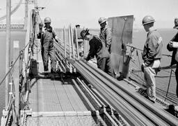 Cable spinning for Mackinac Bridge (65 of 67)