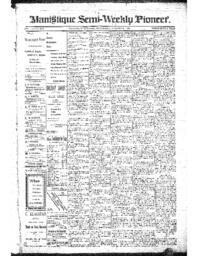 Manistique Semi-Weekly Pioneer, 1895-01-09