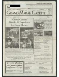 Grand Marais Gazette, 1998-08-06