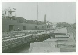 Loading Copper from Copper Range Railroad into a Freighter (Front)