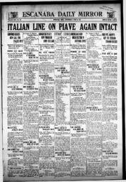 Escanaba Daily Mirror, 1918-06-26