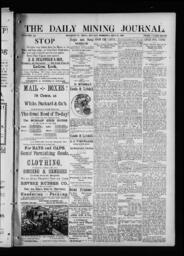 The Daily Mining Journal, 1888-05-28