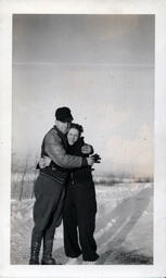 Tom and Dorotha Ross in the Snow