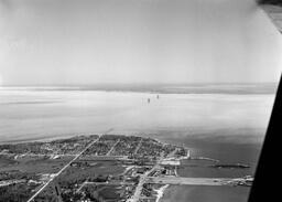 Aerial View of Mackinac Bridge Construction (51 of 77)