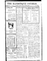 The Manistique Courier, 1898-02-04