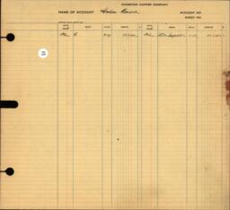 Copper Range Company Transfer Ledger 1907-1928, #081 Expenses R