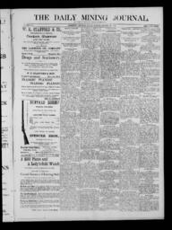 The Daily Mining Journal, 1886-01-29