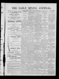 The Daily Mining Journal, 1886-01-13