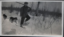 Tom Ross Snowshoe Hunting with Dogs