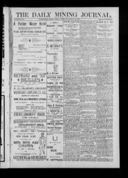 The Daily Mining Journal, 1896-03-27