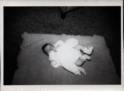 Baby on the Floor with Blanket