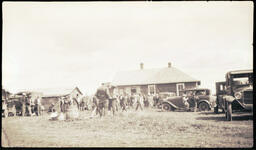 Crowd and Cars