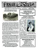 Ishpeming Area Historical Society Newsletters