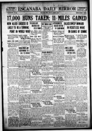 Escanaba Daily Mirror, 1918-08-09