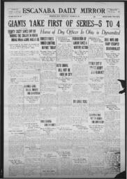 Escanaba Daily Mirror, 1923-10-10