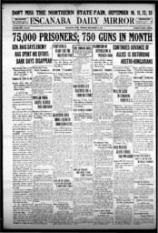 Escanaba Daily Mirror, 1918-09-10