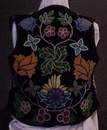 Beaded vest (2 of 2--back)