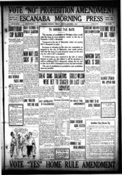 Escanaba Morning Press, 1916-11-07