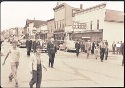 (050-005) Veterans March in the Ontonagon Labor Day Parade (1 of 3)