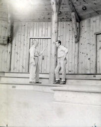 (623-06) Masquers--"The Rainmaker" 1959: Two Men Talking on Stage