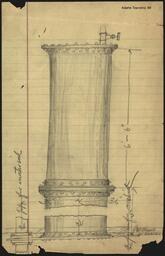 Informal Sketches of the Caisson use for constructing/inspecting the water intake for the Baltic Mining Company (4 of 5)