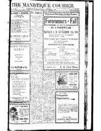 The Manistique Courier, 1898-09-09