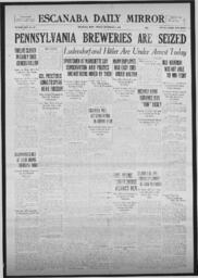 Escanaba Daily Mirror, 1923-11-09