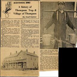 A History of Thompson Township and Village of Thompson--Businesses