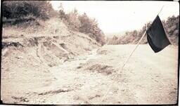 (024-021) Close-up of Flag on the Side of M-64 after Flood