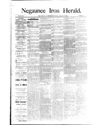 Negaunee Iron Herald, 1889-01-10