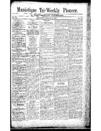 Manistique Tri-Weekly Pioneer, 1888-08-25