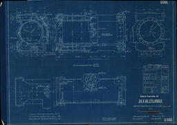 24 x 24 x 60 Hoisting Engine Made for Mohawk Mining Company Plan, 1904-05-13