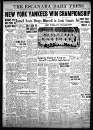 The Escanaba Daily Press, 1927-10-09