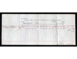 C. Glaser Tax Receipt, 1928-02-29