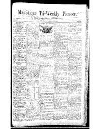 Manistique Tri-Weekly Pioneer, 1888-10-27