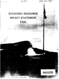 K.I. Sawyer Air Force Base Economic Impact Resource Statement, 1987