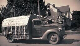 (008-040) Copper District Power Company Truck in Ontonagon Fourth of July Parade