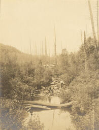 River in the Upper Peninsula with people fishing (2 of 2)