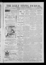 The Daily Mining Journal, 1890-11-07