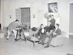 Masquer's--"Visit to a Small Planet" May 17-19, 1960: Cameraman on Stage with Actors