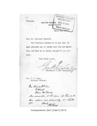 Correspondence between George Shiras, 3rd and Theodore Roosevelt (1902-1918)