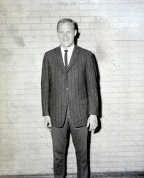 Wayne Monson May 19, 1961: Wayne Monson Posed Standing Centered and Close Up