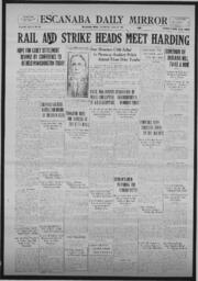 Escanaba Daily Mirror, 1922-07-27