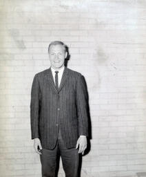 Wayne Monson May 19, 1961: Wayne Monson Posed Standing Off Center