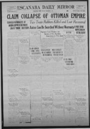 Escanaba Daily Mirror, 1922-11-03