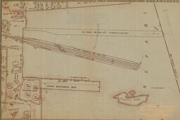 Iron Ore Dock at Marquette, Michigan Railroad Map