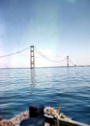 Cable spinning operation for Mackinac Bridge (3 of 12)