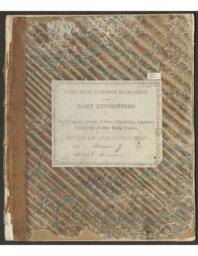 Ontonagon Lighthouse Daily Expenditure and General Annual Account, 1887-1890