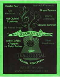 Hiawatha Music Festival Program, 2010